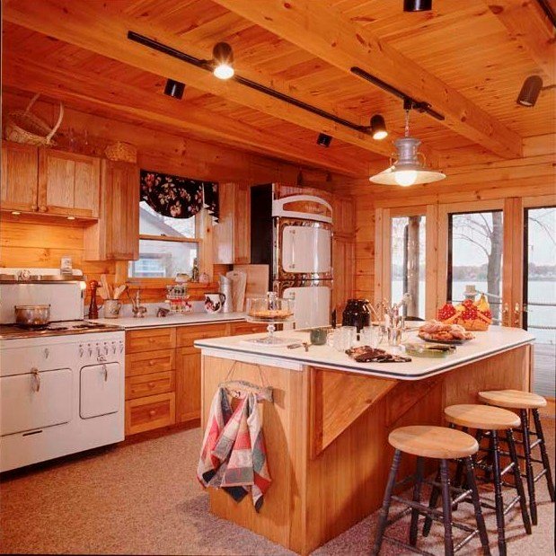 Installing Electrical Wiring In A Log Home, Log Cabin Ceiling Lights