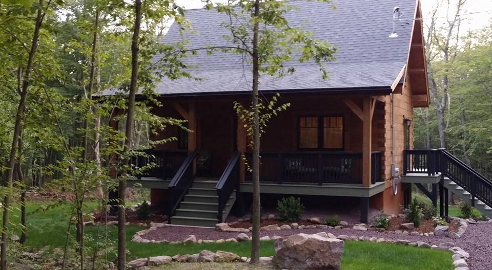 A Back Porch Perspective from my Log Home