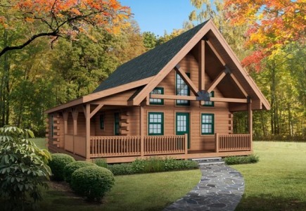 Eagle Rock Log Home Package - Timberhaven Log & Timber Homes