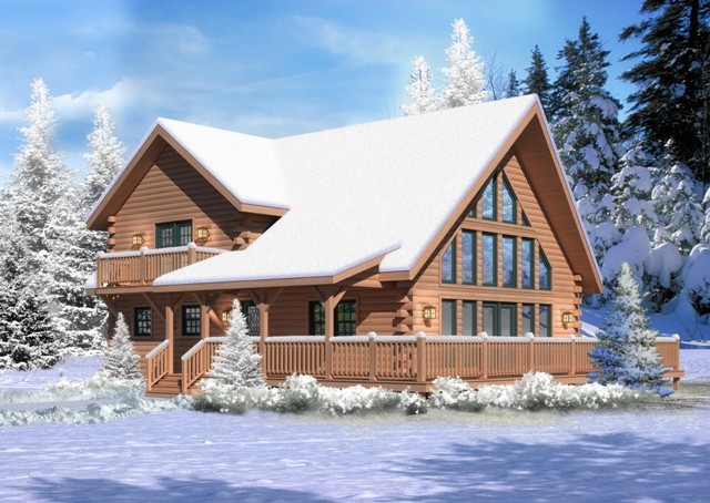 2017 Winter Quarterly Feature Log Home Aspen Hill I