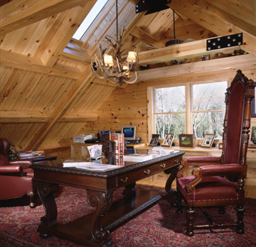 Designing Your Log Or Timber Home To Include A Home Office
