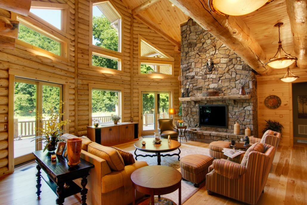 Great Rooms - Timberhaven Log & Timber Homes