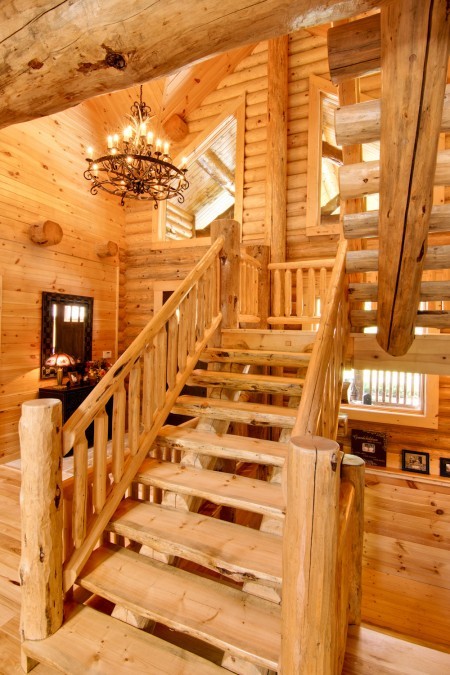 Stair Systems: Unique Wooden Options for Your Home - Timberhaven Log ...