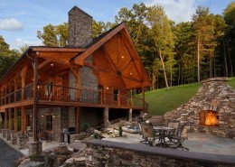 Log Cabin Getaway Makes a Big Statement