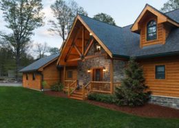 Blue-Ribbon Entry with Stone Accents