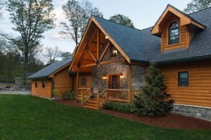 Blue-Ribbon Entry with Stone Accents