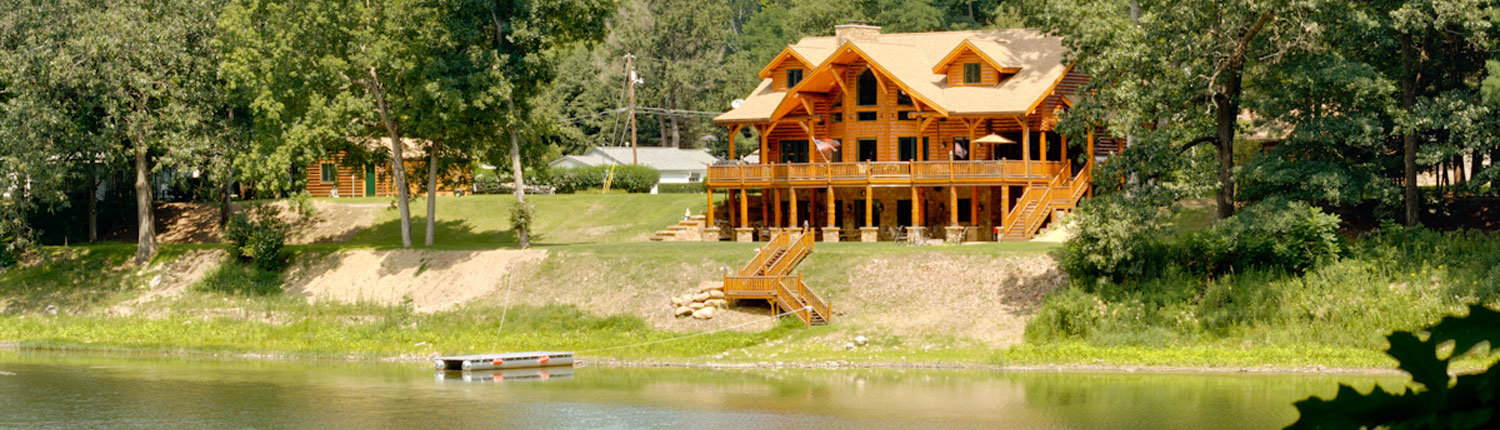 Log Home Waterfront
