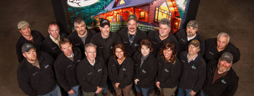 The employees at Timberhaven Log & Timber Homes