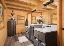 Sacchini Log Cabin Master Bath