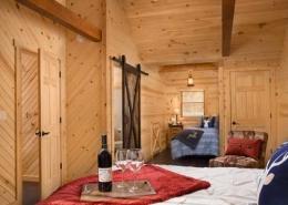 Log Home Guest Bedroom