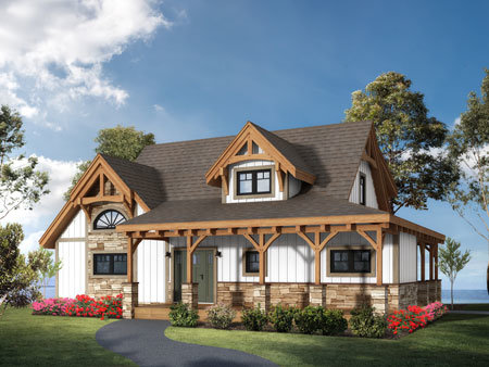 Cottage Timber Frame Full Of Charm Curb Appeal