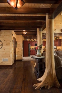 characters in a log home, Custom Log Home Features, log homes, log home living, timberhaven, log and timber home living