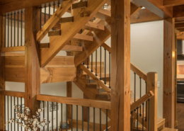 Timber stairs