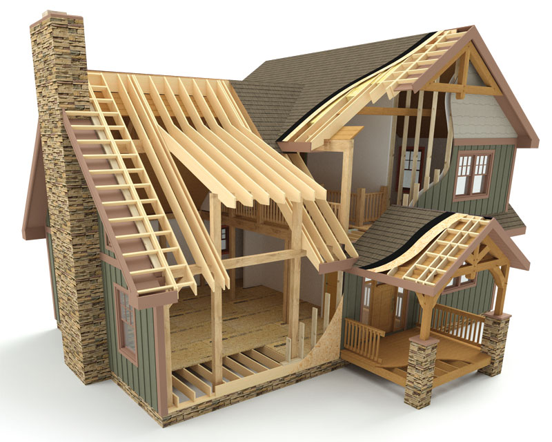 Timber Frame Hybrid Home Material And Package Specifications 