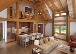 Craftsman Timber Frame Interior