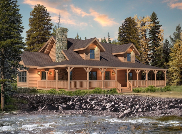 Black Bear Log Homes, Laconia, NH - Timberhaven Log & Timber Homes