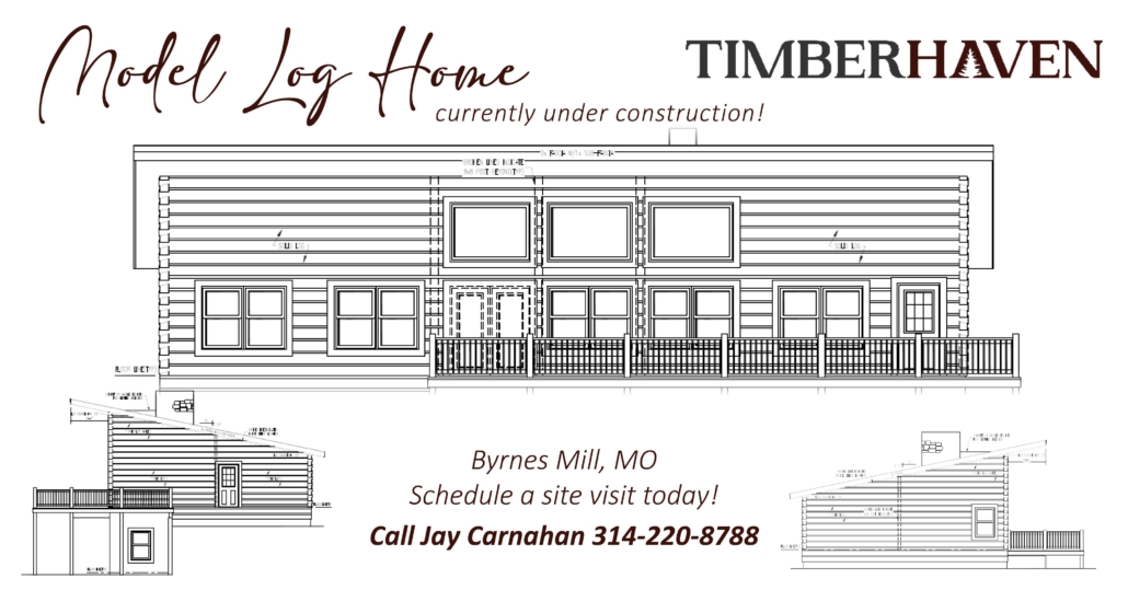 model log home under construction, Byrnes Mill Missouri, Timberhaven, Jay Carnahan, log homes, under construction